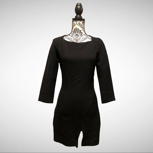 Zara Basic Mini Dress Black size S - Picture 1 of 12